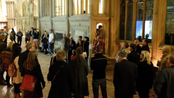 A Light Shines in the Darkness launch at Winchester Cathedral