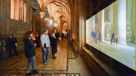 A Light Shines in the Darkness launch at Winchester Cathedral