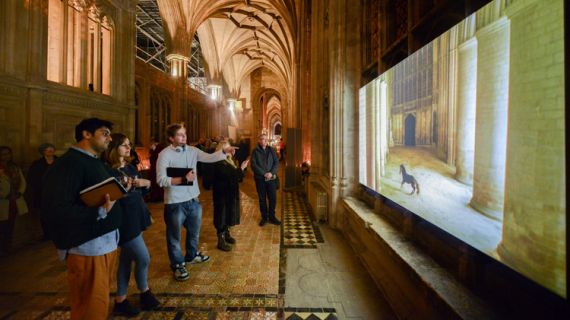 A Light Shines in the Darkness launch at Winchester Cathedral