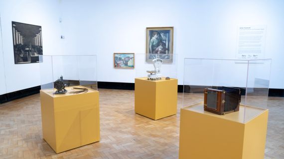 Concrete Feathers and Porcelain Tacks by Helen Cammock: Install at Touchstones Rochdale