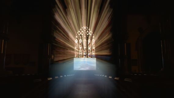 A Light Shines in the Darkness at Church of St Edmund, Rochdale