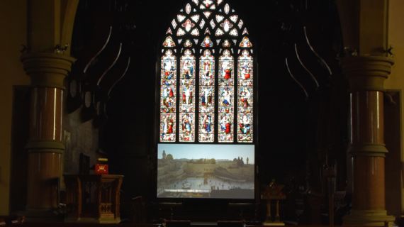 A Light Shines in the Darkness at Church of St Edmund, Rochdale