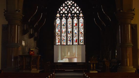 A Light Shines in the Darkness at Church of St Edmund, Rochdale